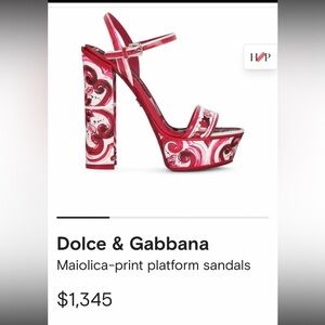 Size 38 dolce and gabbana heel